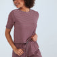 Soft Patterned Short Pyjama Set - Multi Color