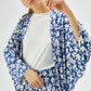 MUNI MUNI - Printed Kimono Top - blue