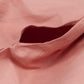 Classic Percale - Core Bedding Set - Peach with White Piped Edge