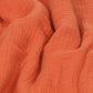 Mollis Muslin Cotton Blanket - Terracotta