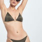 Shimmer Padded Bikini Set Green
