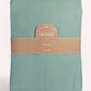 Classic Percale - Duvet Cover Set - Jade Green with White Piped Edge