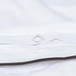 Classic Percale - Core Bedding Set - White with Anthracite Piped Edge