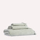 Cotton Tassel Towel Set - Green (3 Towels)