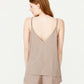 Strap - Short Printed Pyjama Set - Lilac - Ocoza