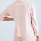 Long Sleeve Shirt Pyjama Set Pink
