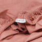 Classic Percale - Core Bedding Set - Peach with White Piped Edge