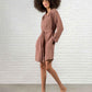 Muslin Cotton Bathrobe - Amber