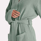 Muslin Cotton Bathrobe - Sage Green