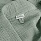 Muslin Cotton Bathrobe - Sage Green