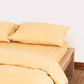 Sateen Stripe - Duvet Cover Set - Gold