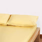 Lavish Sateen - Fitted Sheet Set - Gold - Ocoza