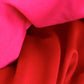 Reversible Sateen Bedding Set - Fuchsia & Red