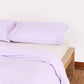 Sateen Stripe - Duvet Cover Set - Lilac