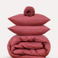 Classic Percale - Core Bedding Set - Carmine
