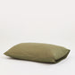 Sateen Stripe Flat Sheet Set - Oil Green