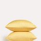 Sateen Stripe - Duvet Cover Set - Gold