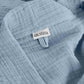 Muslin Cotton Bathrobe - Lavender Blue