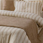 Fresco Cotton Blanket - Beige & White