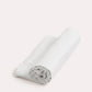 Sateen Stripe Flat Sheet - White - Ocoza