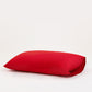 Reversible Sateen Bedding Set - Fuchsia & Red