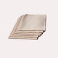 Gingham Cotton Tea Towel 6 pcs - Brown - Ocoza