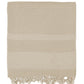 Stone Cotton Throw - Beige