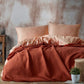 Mollis Muslin Cotton Blanket - Terracotta