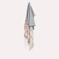 Cotton Ethnic Peshtemal Towel - Navy Blue