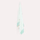 Cotton Peshtemal Towel-Green & White