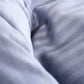Sateen Stripe - Core Bedding Set - Gold & Grey