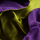 Reversible Percale Duvet Cover - Purple & Green