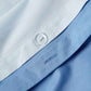 Reversible Percale Duvet Cover - Blue & Baby Blue