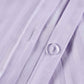 Sateen Stripe Duvet Cover - Lilac