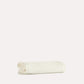 2x Waffle Cotton Towel - Cream - Ocoza