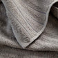 Cotton Ribbed Towel Set - Dark Grey (2 Towels)