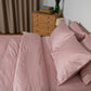 Lavish Sateen Pillowcase 2pcs - Nude Pink